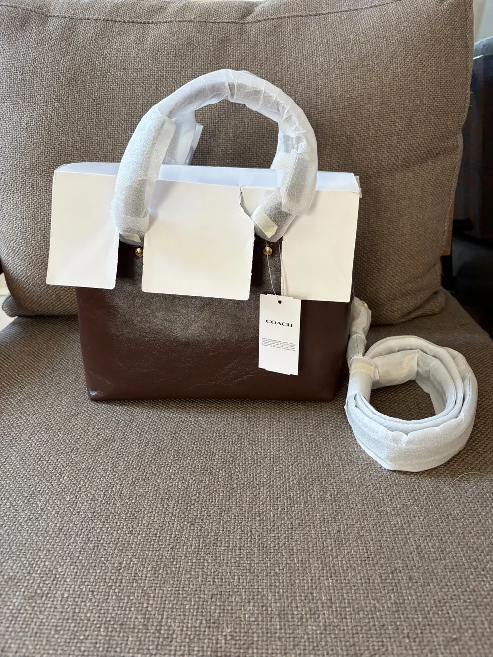 Coach leather satchel